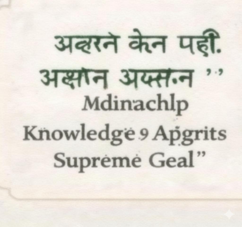 Sanskrit Motto
